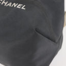 CHANEL Sports Shoulder Bag Nylon Gray Silver CC Auth hk3104-15