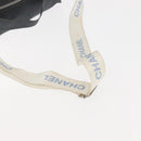 CHANEL Sports Shoulder Bag Nylon Gray Silver CC Auth hk3104-9