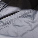 CHANEL Sports Shoulder Bag Nylon Gray Silver CC Auth hk3104-10