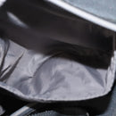 CHANEL Sports Shoulder Bag Nylon Gray Silver CC Auth hk3104-23