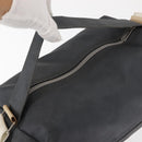 CHANEL Sports Shoulder Bag Nylon Gray Silver CC Auth hk3104-6