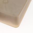 CHANEL Hand Bag rubber Gray CC Auth hk3106-10