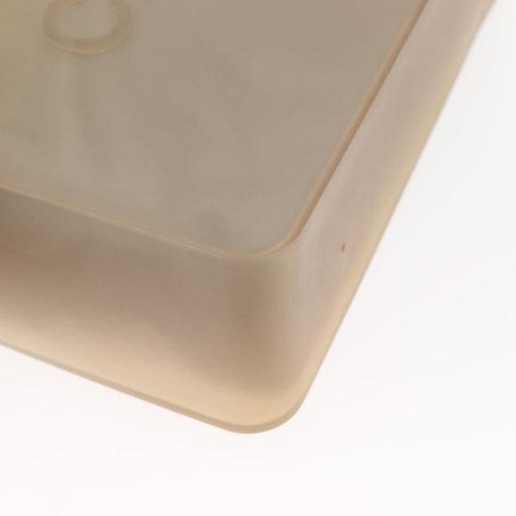 CHANEL Hand Bag rubber Gray CC Auth hk3106