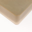 CHANEL Hand Bag rubber Gray CC Auth hk3106-13