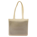 CHANEL Hand Bag rubber Gray CC Auth hk3106-2