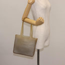 CHANEL Hand Bag rubber Gray CC Auth hk3106-20