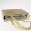 CHANEL Hand Bag rubber Gray CC Auth hk3106-6