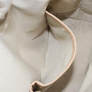 BURBERRY Tote Bag Canvas Ivory Silver Auth hk3108-22