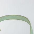 BVLGARI Logo mania Shoulder Bag Canvas Leather Green Emerald Auth hk3109-8