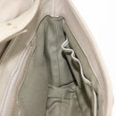 BVLGARI Chandra Shoulder Bag Leather Silver Gold Auth hk3110-20