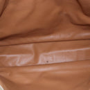 CELINE Macadam Canvas Hand Bag PVC Leather Beige Gold Auth hk3111-10