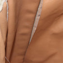 CELINE Macadam Canvas Hand Bag PVC Leather Beige Gold Auth hk3111-20