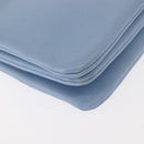 CELINE Trios Mall Shoulder Bag Leather Blue Gold Auth hk3113-15