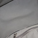 PRADA Canapa MM Hand Bag Canvas Gray Silver Auth hk3116-11