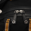FENDI Zucca Canvas Backpack Black Silver Auth hk3119-18