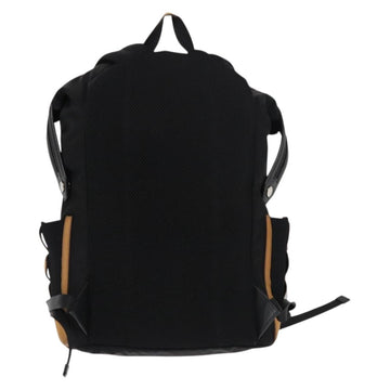 FENDI Zucca Canvas Backpack Black Silver Auth hk3119 - 0