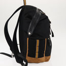 FENDI Zucca Canvas Backpack Black Silver Auth hk3119-4