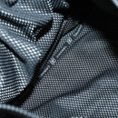 CHANEL Sports Boston Bag PVC Canvas Black Silver CC Auth hk3120-11