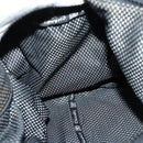 CHANEL Sports Boston Bag PVC Canvas Black Silver CC Auth hk3120-18