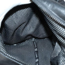 CHANEL Sports Boston Bag PVC Canvas Black Silver CC Auth hk3120-19