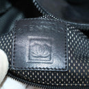 CHANEL Sports Boston Bag PVC Canvas Black Silver CC Auth hk3120-20
