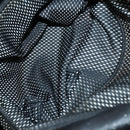 CHANEL Sports Boston Bag PVC Canvas Black Silver CC Auth hk3120-21