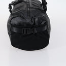 CHANEL Sports Boston Bag PVC Canvas Black Silver CC Auth hk3120-5