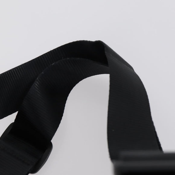 CHANEL Sports Boston Bag PVC Canvas Black Silver CC Auth hk3120