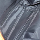 GUCCI Backpack Nylon Orange Silver Auth hk3123-11