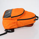 GUCCI Backpack Nylon Orange Silver Auth hk3123-3