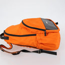 GUCCI Backpack Nylon Orange Silver Auth hk3123-4