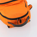 GUCCI Backpack Nylon Orange Silver Auth hk3123-6