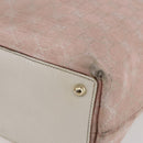 GUCCI GG Canvas Tote Bag Pink Gold 120836 Auth hk3124-9