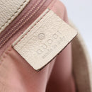 GUCCI GG Canvas Tote Bag Pink Gold 120836 Auth hk3124-17