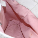 GUCCI GG Canvas Tote Bag Pink Gold 120836 Auth hk3124-19