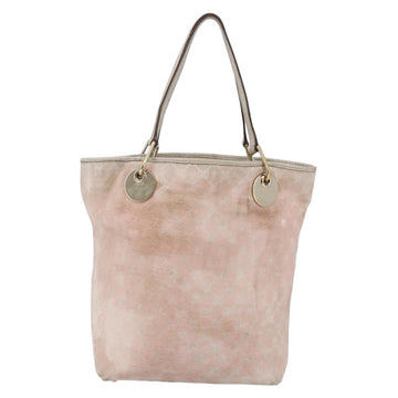 GUCCI GG Canvas Tote Bag Pink Gold 120836 Auth hk3124 - 0