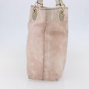 GUCCI GG Canvas Tote Bag Pink Gold 120836 Auth hk3124-4