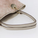 GUCCI GG Canvas Tote Bag Pink Gold 120836 Auth hk3124-7