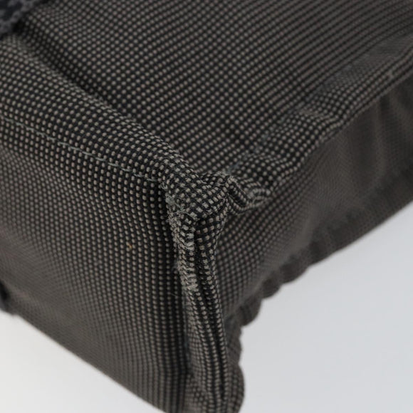 HERMES Her Line PM Tote Bag Canvas Gray Auth hk3125