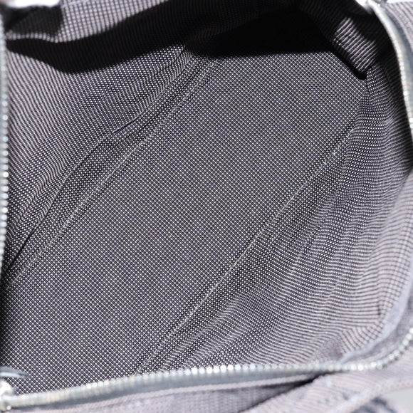 HERMES Her Line PM Tote Bag Canvas Gray Auth hk3125