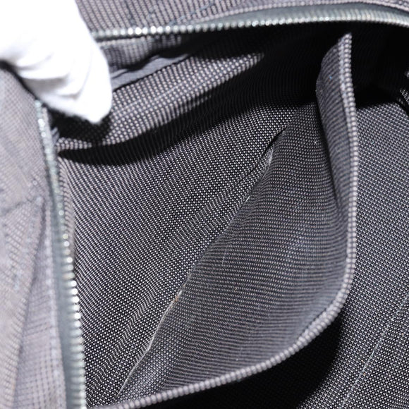 HERMES Her Line PM Tote Bag Canvas Gray Auth hk3125