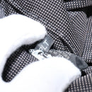 HERMES Her Line PM Tote Bag Canvas Gray Auth hk3125-12