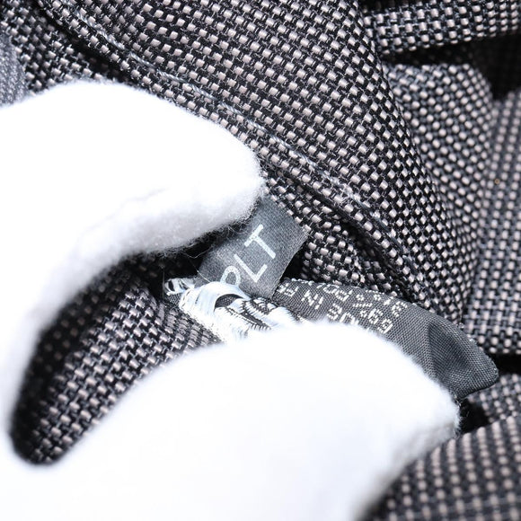 HERMES Her Line PM Tote Bag Canvas Gray Auth hk3125