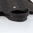 HERMES Her Line PM Tote Bag Canvas Gray Auth hk3125-7