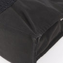 HERMES Her Line MM Hand Bag Canvas Gray Auth hk3126-15