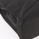 HERMES Her Line MM Hand Bag Canvas Gray Auth hk3126-16