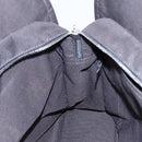HERMES Her Line MM Hand Bag Canvas Gray Auth hk3126-19
