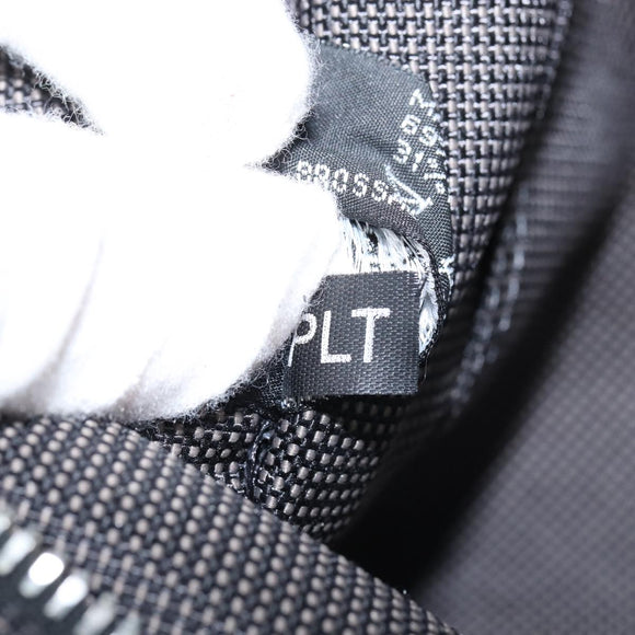 HERMES Her Line MM Hand Bag Canvas Gray Auth hk3126