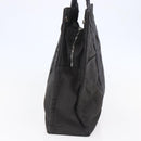 HERMES Her Line MM Hand Bag Canvas Gray Auth hk3126-4