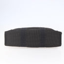 HERMES Her Line MM Hand Bag Canvas Gray Auth hk3126-5